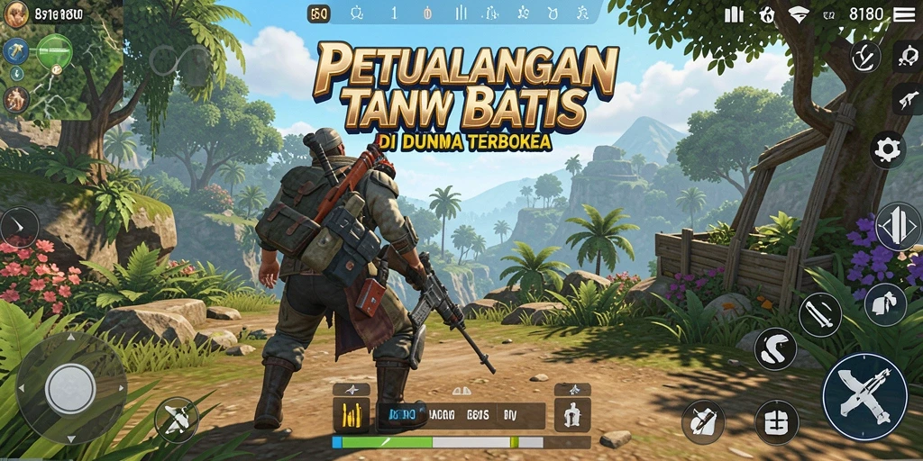 Tampilan gameplay Open World yang menakjubkan di 8180.