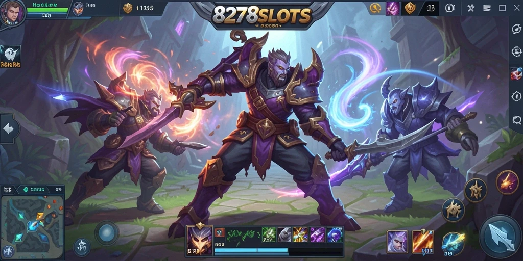 Screenshot gameplay 8278SLOTS yang penuh aksi dan strategi.