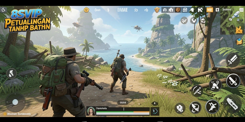 Tampilan gameplay 8SVIP yang menakjubkan dalam dunia terbuka.