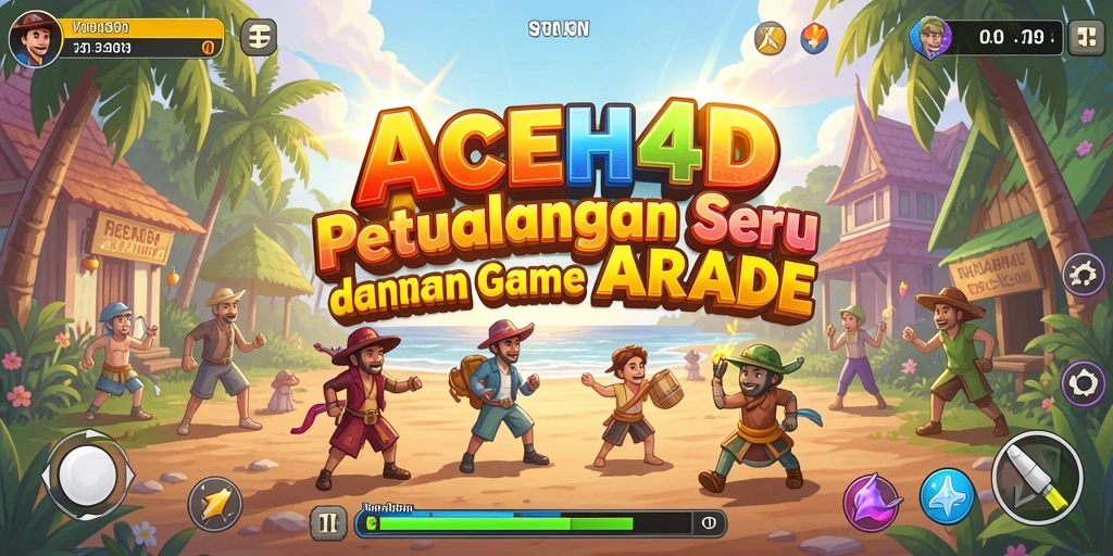 Tampilan dinamis gameplay seru dari ACEH4D.