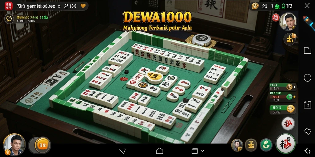 Screenshot gameplay DEWA1000 yang memukau dan menarik.