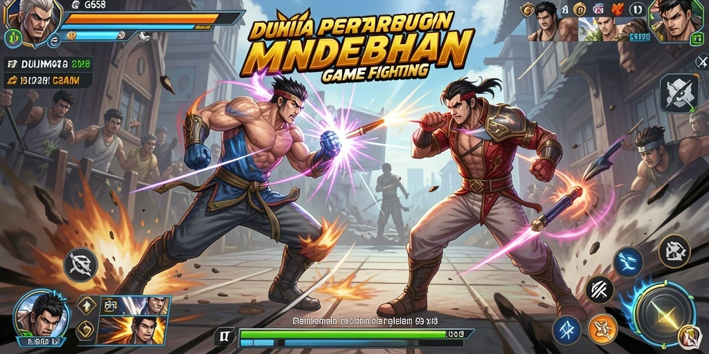 Tangkapan layar dari gameplay G668 menunjukkan aksi pertarungan yang intens.