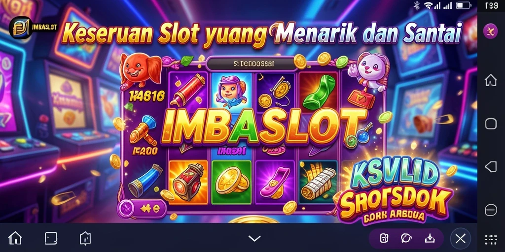 Tampilan gameplay IMBASLOT yang menarik dan penuh warna.