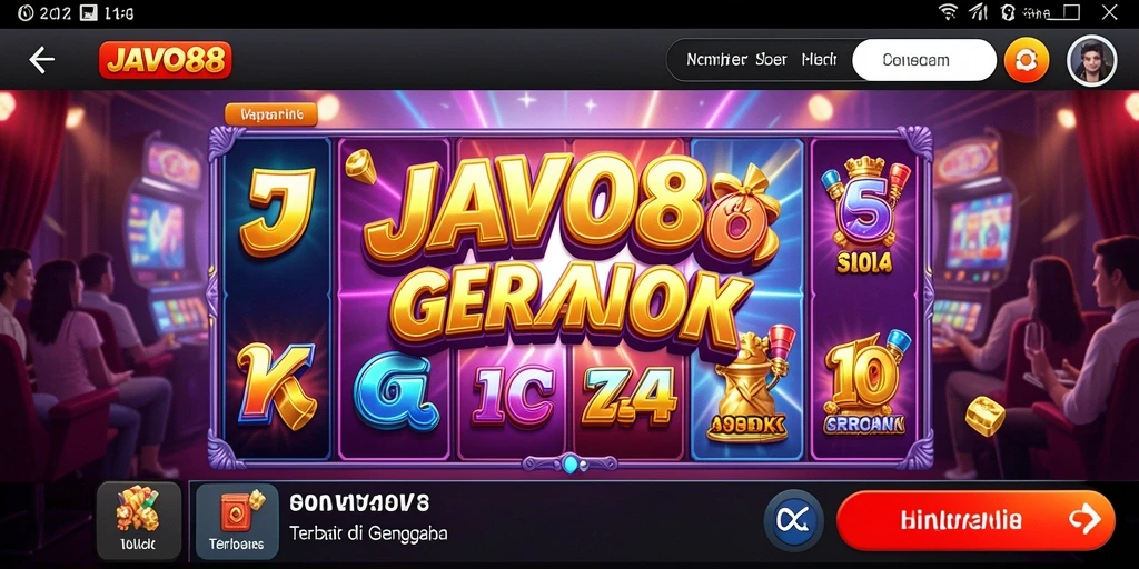 Tampilan gameplay JAVO88 yang menakjubkan dan penuh warna.
