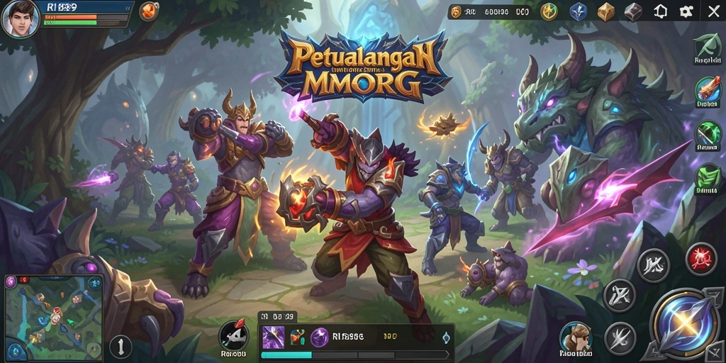 Tampilan gameplay RI889 yang menakjubkan dalam dunia MMORPG.