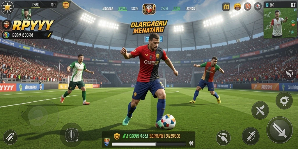 Tampilan gameplay RPYYY yang seru dan menantang dalam olahraga.