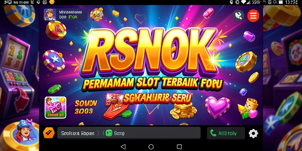 Tampilan gameplay menarik dari RSNOK dengan berbagai tema Slot yang seru.