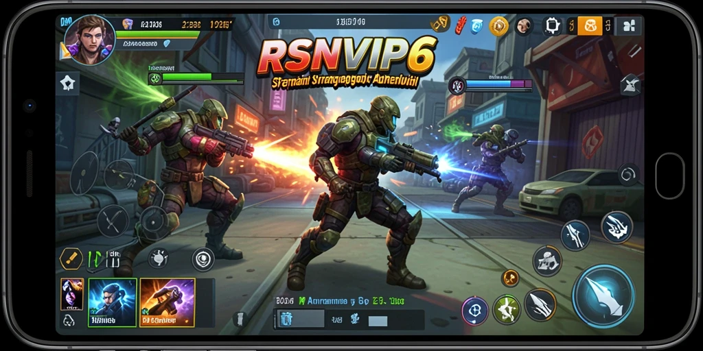 Screenshot gameplay RSNVIP6 menampilkan aksi strategis yang mendebarkan.
