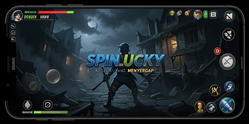 Gameplay SPINLUCKY yang menegangkan dan mencekam.