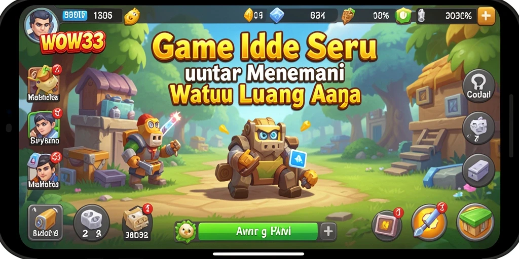 Tampilan gameplay WOW33 yang menarik dan interaktif.